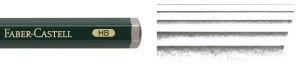 Creion Faber-Castell Castell 9000 HB cu Radiergummi, 12 Bucati - Img 3