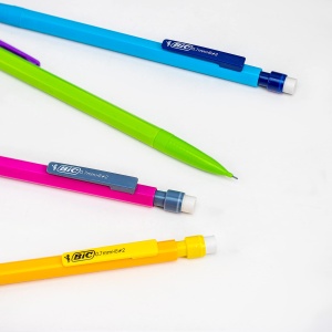 Creion mecanic BIC Matic Fun 0,7 mm HB cu radierguma, 10 bucati, culori vibrante - Img 5