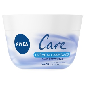 Crema hidratanta NIVEA Care 200 ml - 24H hidratare, cu shea si hidro-wax