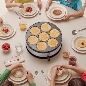 Crepe Maker H.Koenig KREP56, 1500W, 2 in 1, Placi Antiaderente - Img 2