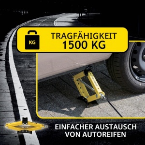 Cric hidraulic Dunlop 1500 kg Design compact Inaltime maxima 38 cm - Img 6