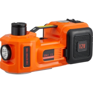 Cric hidraulic electric VEVOR 5T, 180W, cu pompa de aer si cheie electrica - Img 8