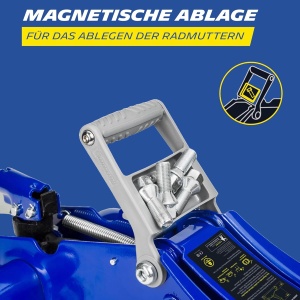 Cric hidraulic MICHELIN 2T 350 mm inaltime ridicare, 360 roti - Img 4