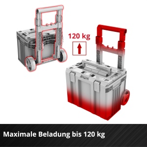 Cufar de unelte Einhell E-Case Rolling Workshop SEALED, 120 kg, modular - Img 8