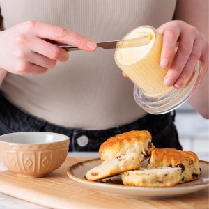 Cupa pentru unt Kilner, 200 ml, din sticla, capac etans - Img 3