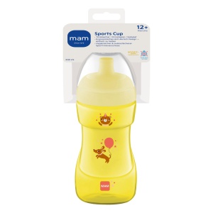 Cupa Sport MAM 330 ml, design ergonomic, pentru copii de la 12 luni