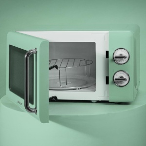 Cuptor cu microunde Cecotec ProClean 3110, 20L, 700W, Retro Verde - Img 6
