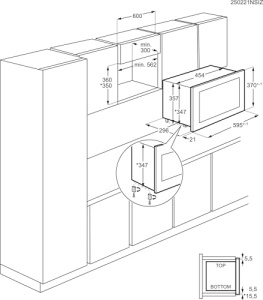 Cuptor cu microunde incorporabil AEG Serie 6000 TB6SM171DB 17L Negru Functie abur Touch control - Img 15