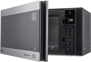 Cuptor cu microunde LG MS2595CIS cu tehnologie Smart Inverter, capacitate 25 litri, 1000 W, programe automate, niveluri de putere reglabile si functie EasyClean, argintiu - Img 4