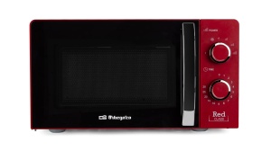 Cuptor cu microunde Orbegozo MI 2121, 20L, 700W, Rosu - Img 3