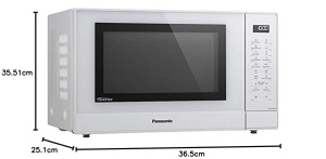 Cuptor cu microunde Panasonic NN-ST45KWEPG, 32L, 1000W, Alb - Img 8