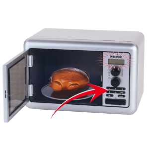 Cuptor cu microunde pentru copii Theo Klein 9492, design Miele, cu timer si sunet - Img 2