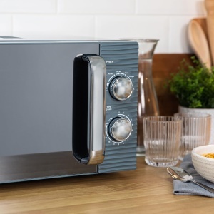 Cuptor cu microunde Russell Hobbs RHM1731G, 17L, 700W, Gri, 5 trepte de putere - Img 3