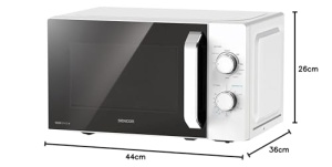 Cuptor cu microunde Sencor cu gratar - Puternic si elegant - Aparat multifunctional cu interior emailat pentru curatare usoara, 20L, alb - SMW 4220WH - Img 4