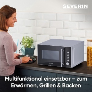 Cuptor cu microunde SEVERIN MW 7773 3-in-1 Negru Functie Grill si Aer Cald - Img 3