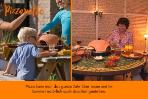 Cuptor de pizza Emerio PIZZARETTE, 6 persoane, design teracota, portocalieneagra - Img 6