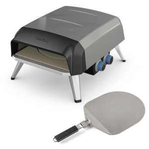 Cuptor de pizza Tefal Pizza Pronto, gaz, 400 C, inox, compact