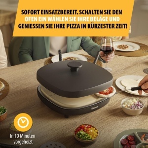 Cuptor de pizza Tristar PZ-9176, 1200W, 32x32 cm, pentru 6 persoane - Img 7
