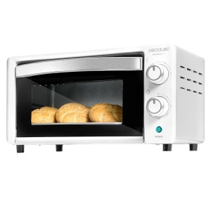 Cuptor electric compact Cecotec BakeToast 1090 White, 10L, 1000W, alb