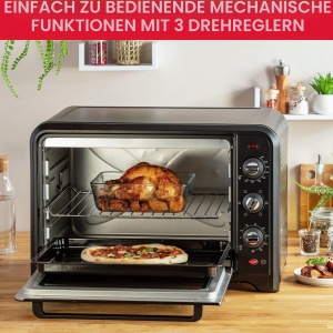 Cuptor Electric Moulinex Optimo 60L, 2200W, Negru - Img 6