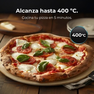 Cuptor electric pentru pizza Cecotec Fun PizzaCo Mamma Mia Window 1200W temperatura 400degC placi ceramice - Img 9