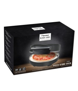 Cuptor pentru pizza Bestron APZ500BL, 320C, negru mat - Img 7