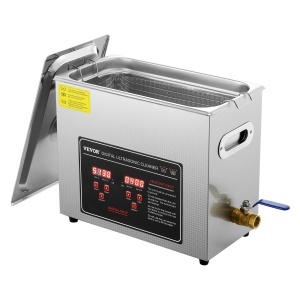 Curatitor cu ultrasunete VEVOR 6L, 300W, inox, cu afisaj digital