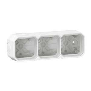 Cutie de conexiuni Legrand Plexo New 069688L 3 module UltraWhite IP55 IK07
