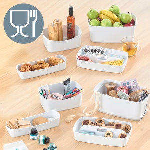 Cutie de depozitare Leitz MyBox 52581001, albagri, 30.7x5.5x10.5 cm, BPA-free - Img 8