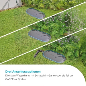Cutie de depozitare pentru furtun Gardena Undercover RollUp M, 20 m furtun, instalare subterana - Img 3