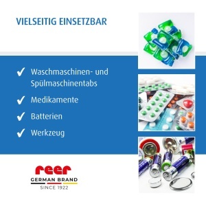 Cutie de depozitare reer SafeContainer, alba, cu sistem de inchidere sigur pentru copii - Img 4