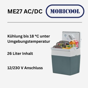 Cutie de racire electrica Mobicool ME27, 26L, 12V230V, albastra - Img 3