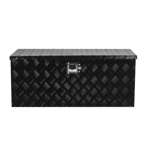 Cutie de unelte din aluminiu VEVOR, 899x370x370 mm, capacitate 40 kg, negru - Img 9