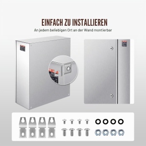 Cutie Electrica VEVOR, 600x500x200 mm, Inox 304, IP66 - Img 6