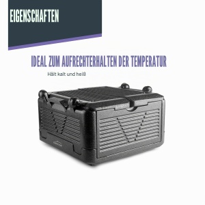 Cutie izolatoare Lacor 66068, 26L, usoara, neagra, rezistenta la apa - Img 5