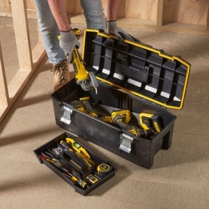 Cutie pentru unelte STANLEY FatMax 32L, rezistenta la apa, 71x31x29 cm - Img 2