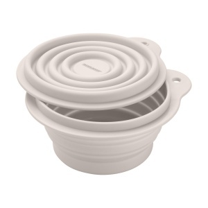 Cutie pliabila Fackelmann Snacking-Box crem silicon rezistent la temperaturi ridicate