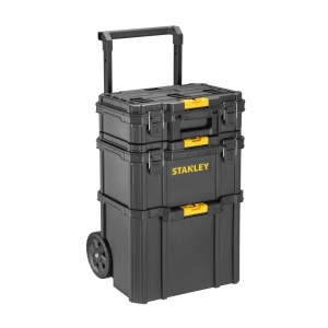 Cutie unelte mobila STANLEY STST83319-1, 3-in-1, 80L capacitate, roti de 17 cm