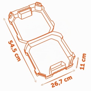Cutie unelte pentru copii Smoby BlackDecker - 36 accesorii, inclusiv bormasina, reciclabil - Img 4