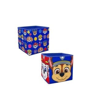 Cutii de depozitare Paw Patrol, set de 2, 30x30 cm, design Chase si Marshall
