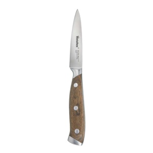 Cutit de curatat Metaltex Heritage, lama 9 cm, otel inoxidabil, maner din lemn