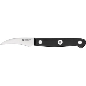 Cutit de curatat ZWILLING Gourmet, 6 cm, otel inoxidabil, maner ergonomic, negru