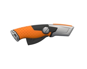 Cutit de lucru Fiskars Pro cu lama retrabila, 17.7 cm, negruorange - Img 8
