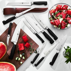 Cutit de paine ZWILLING Vier Sterne, 20 cm, otel inoxidabil, negru - Img 5