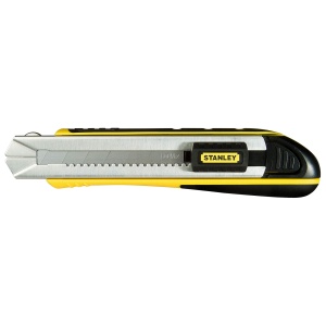 Cutit de taiere Stanley FatMax cu incarcator 0-10-486 (latime a lamei de 25 mm, lungime de 215 mm, ghidaj al lamei din otel inoxidabil, cu ciocan de lama, inclusiv 4 lame de prindere) - Img 2