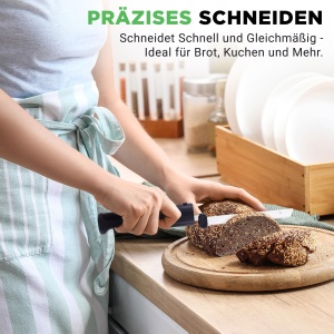 Cutit Electric NutriChef cu Acumulator USB-C, Negru, Usor si Ergonomic - Img 5
