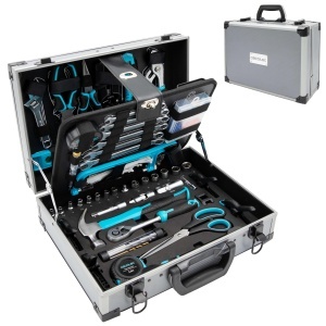 Cutiuta cu unelte Cecotec Werkzeugkoffer ToolBox 8000 Pro, 380 piese, aluminiu