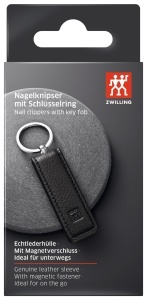 Cutter unghii ZWILLING cu breloc, negru, din otel inoxidabil - Img 5