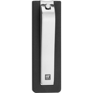 Cutter unghii ZWILLING TWIN Box, 65 mm, negru, cu colector unghii