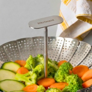 Dampfer pentru legume Westmark, ajustabil, inox si silicon, 18-28 cm - Img 7
